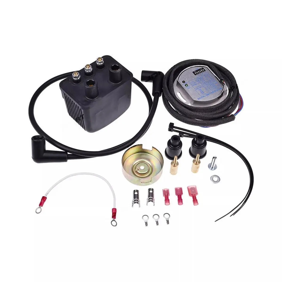Compatible NEW 53-660 Single Fire Programmable Ignition Kit for Big Twin 53-644