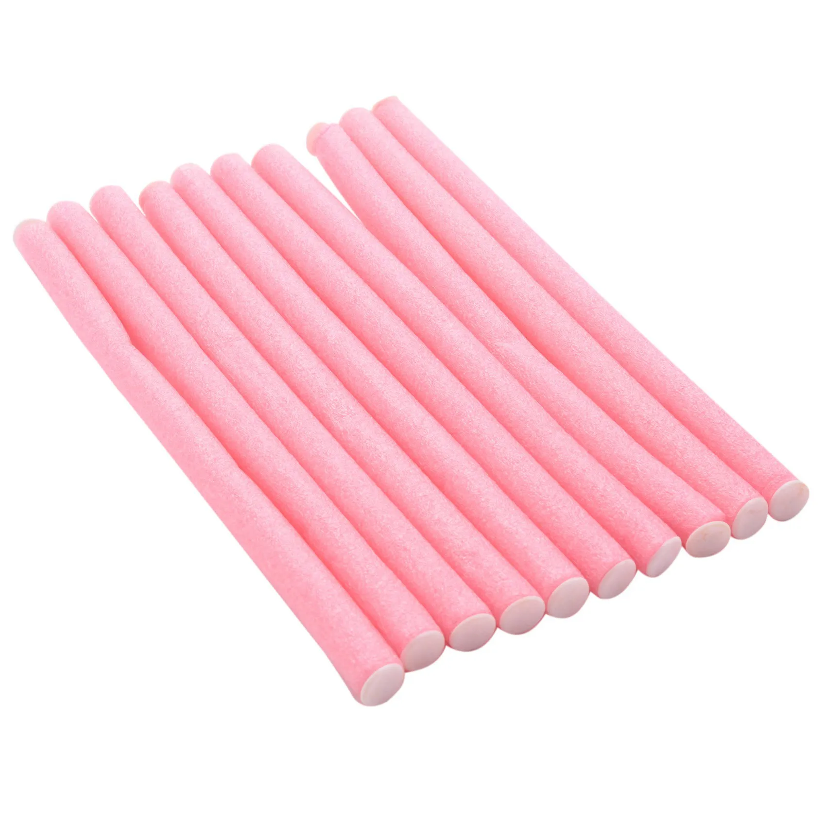 B15C 10 Pcs Curler Makers Twist Curls Tool DIY Styling Hair Rollers (Random Color)