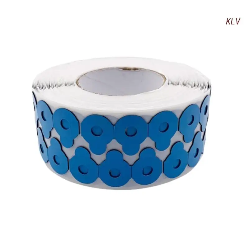 Optical Eyeglasses Lens Edging Anti-Slip Blocking Pads Tape for Lens Processing 1000 Piece Sticky Pad Easy to Remove