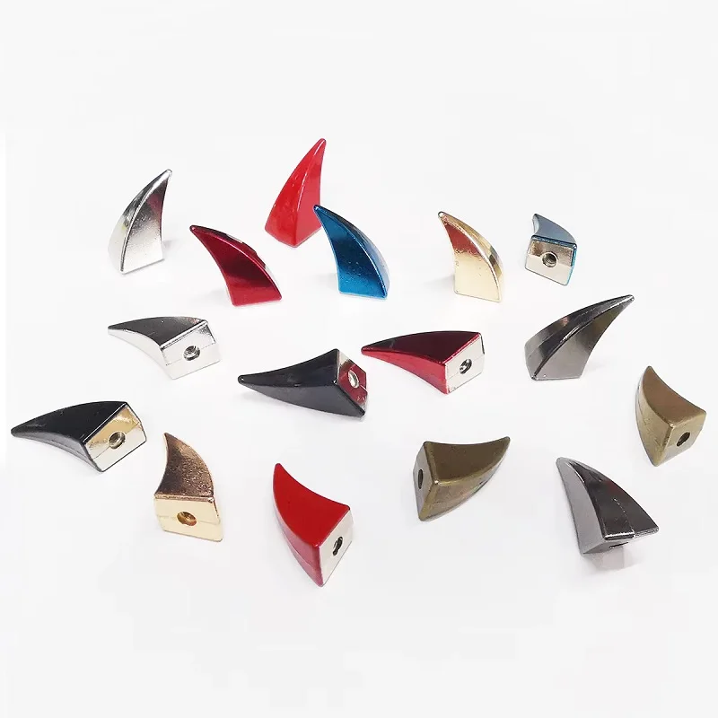 Alloy Screw Cone Rivets Shark Punk Fin Garment Rivets Stud For Leather Craft Handbag Purse DIY Hardware Accessories