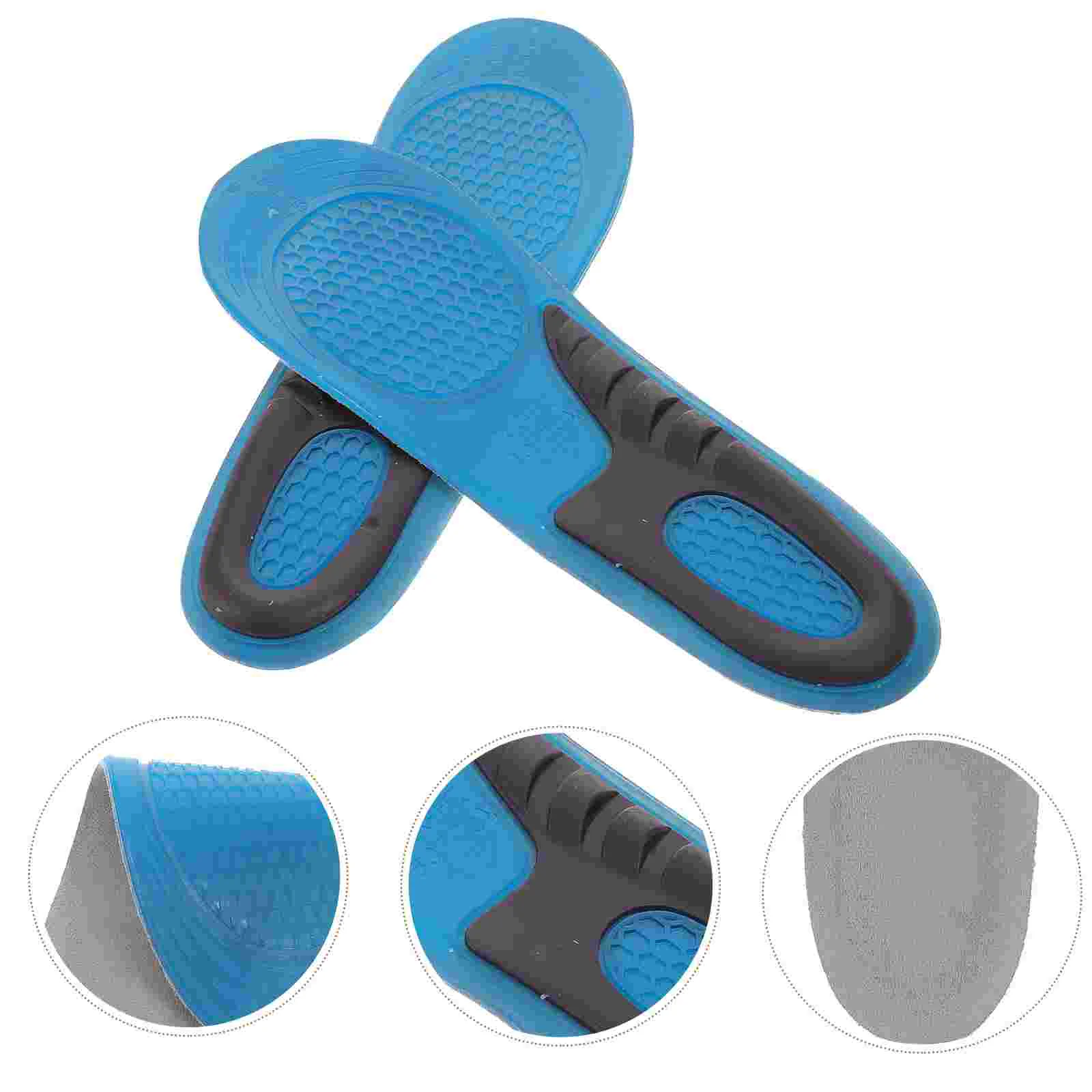 

High Elasticity for Heels Running Insoles Men Silicone Shoe Inserts