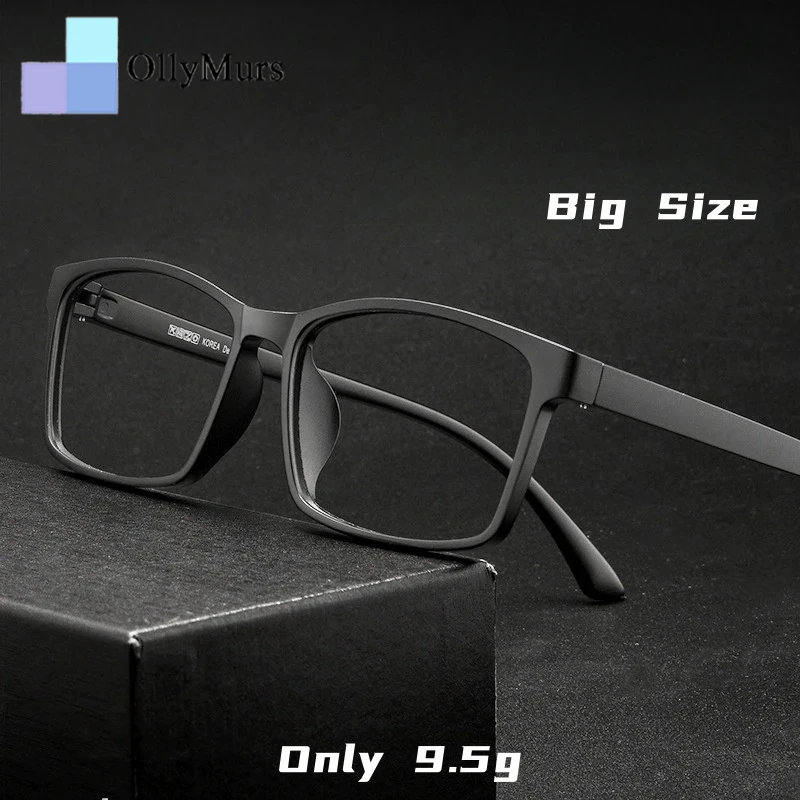 

OLLYMURS Lightwight Photochromic Optical Prescription Glasses Men Fashion Big Size TR90 Progressive Multifocal Eyewear X2102
