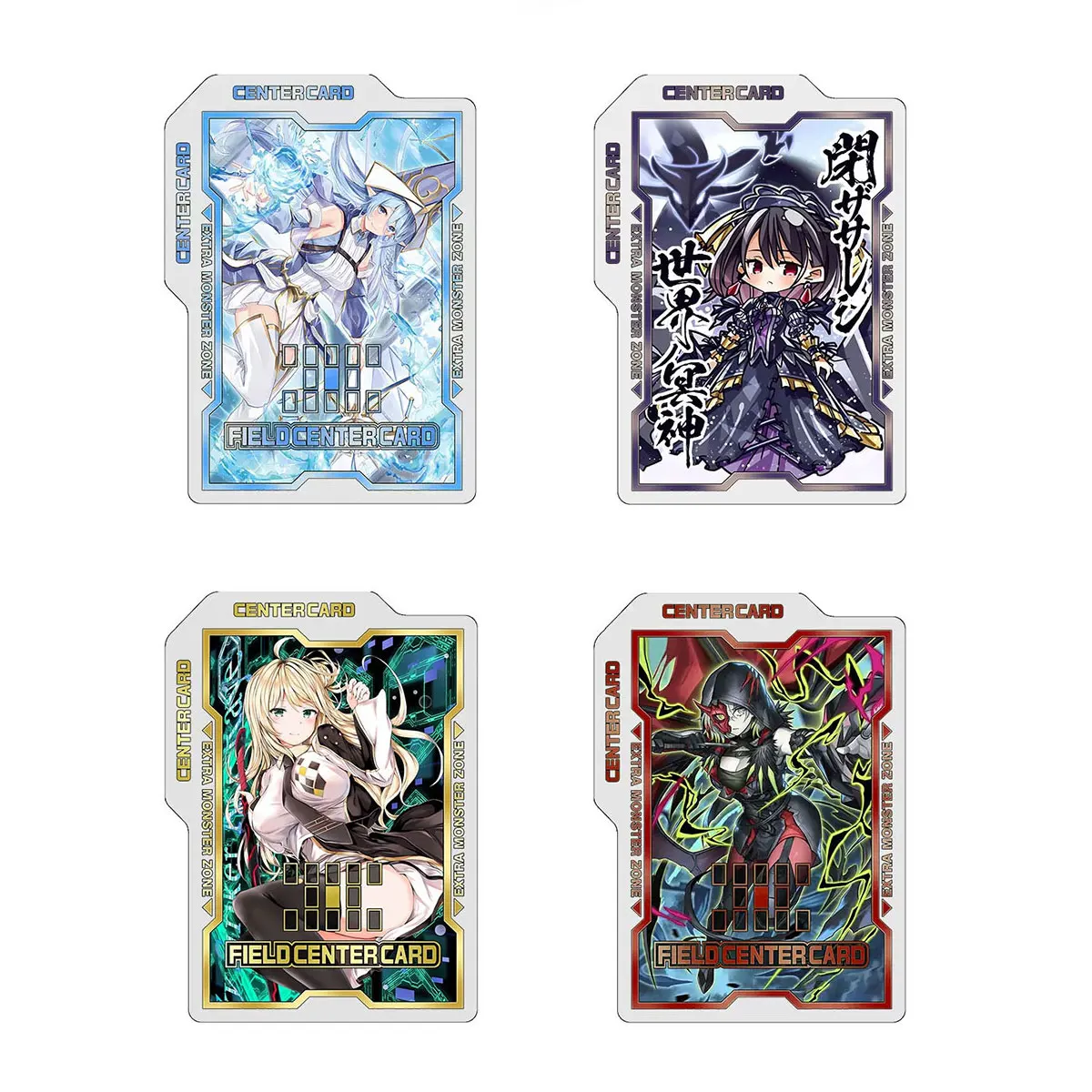 Card Partition Game Field Center Yu-Gi-Oh Card boxs Partition Acrylic Separation Cards Toy for MTG PTCG TCG Collection Cards