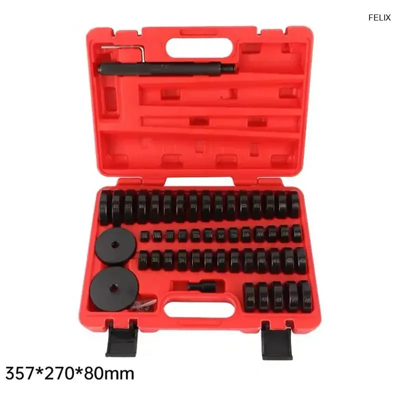 52pc Automotive Bushing Bearing Seal Driver Push Plate Tool Set Automotive Oil Seal Removal and Installation Repair Tool Kit