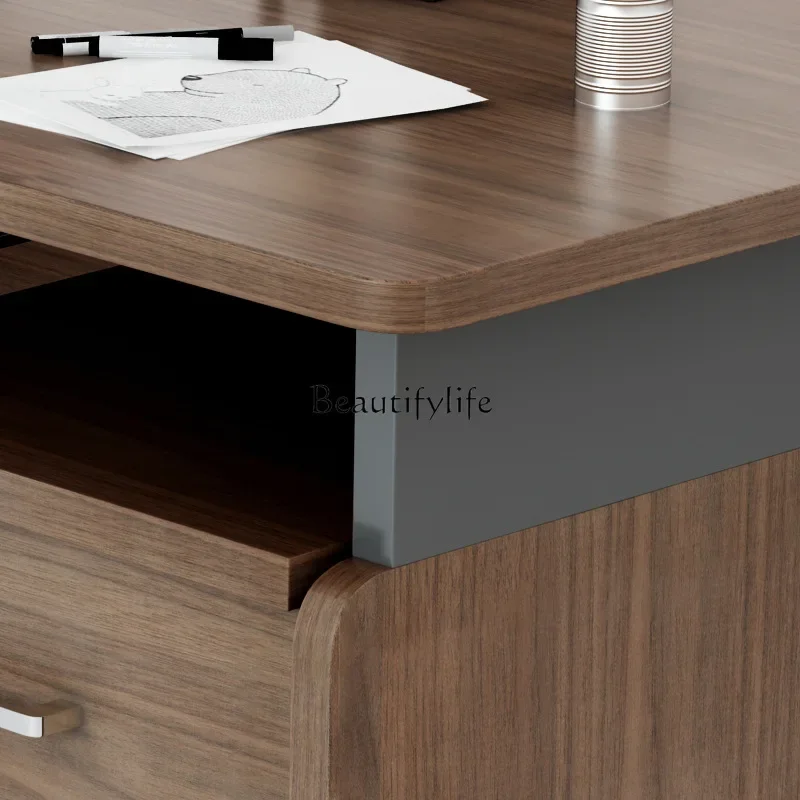 

5Desk single seat 1.2 meters computer staff table desktop simple