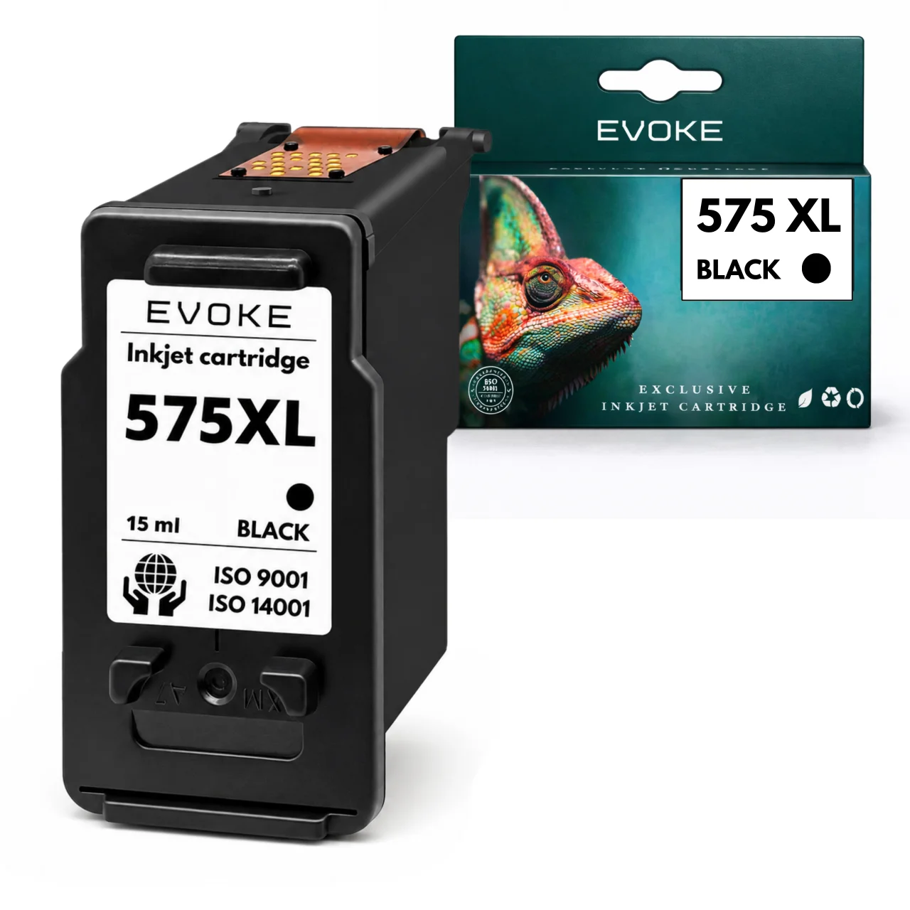 Evoke Compatibele Inkt voor Canon Pg-575Xl Pg575Xl 575XL 5437C001 Zwart 400 Pagina's Pixma Tr4750 Tr4751 Ts3500 Ts3700