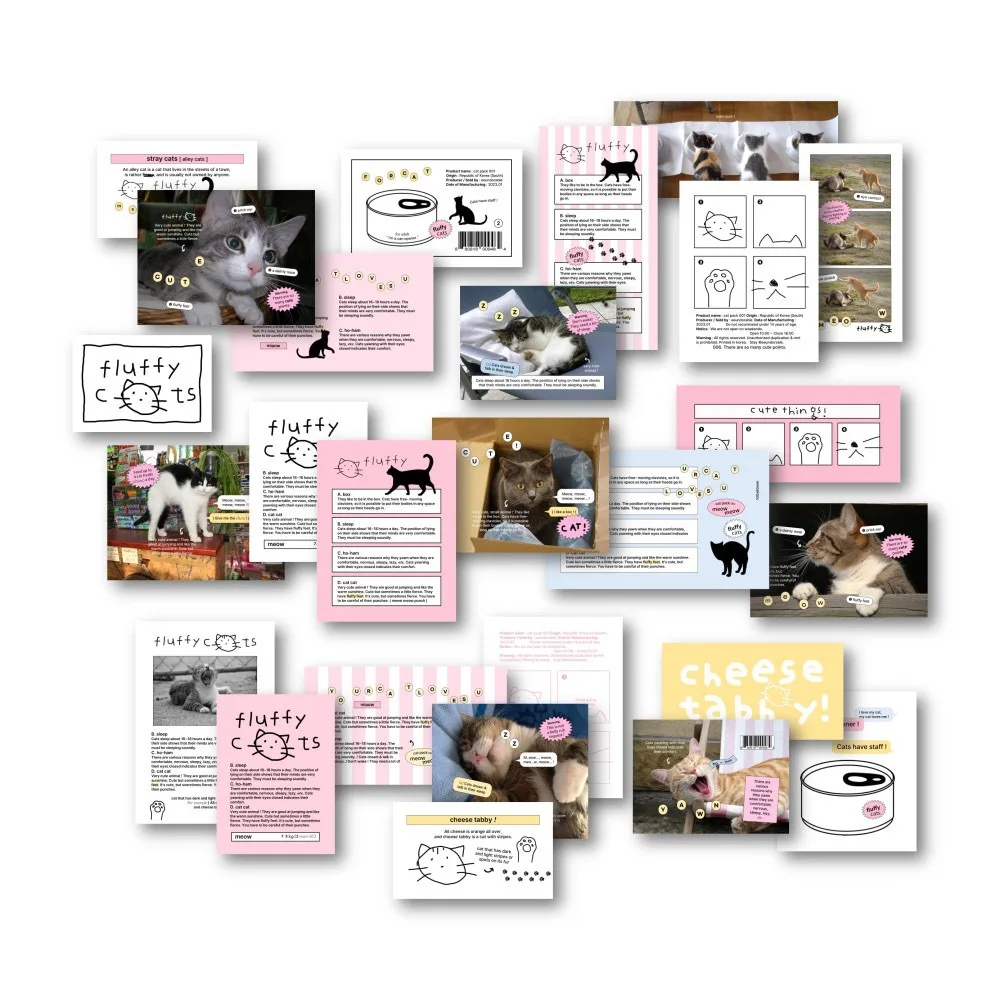 

Корейские физические наклейки в стиле Ins: кошки-пончики, для ежедневников, чехлов для телефонов, декора компьютеров, реквизит для фотосессий, материалы для творчества