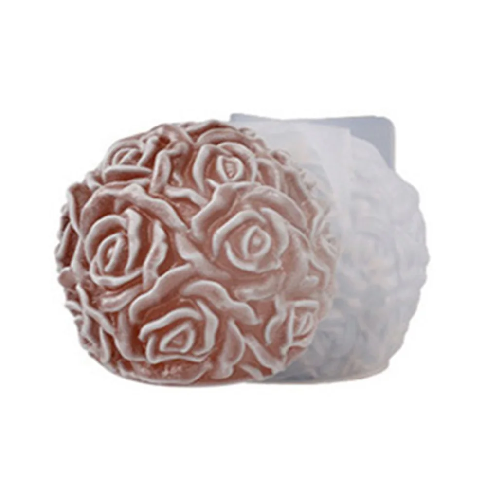 DIY Silicone To Demould Flower Grinder Egg Gypsum Candle Multiple Use Plastic Reused for durable DIY Silicone To