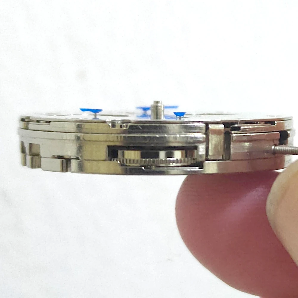 Luxury Slim Mic rotor Mechanical Movement Mini Rotor moon phase date small second hand