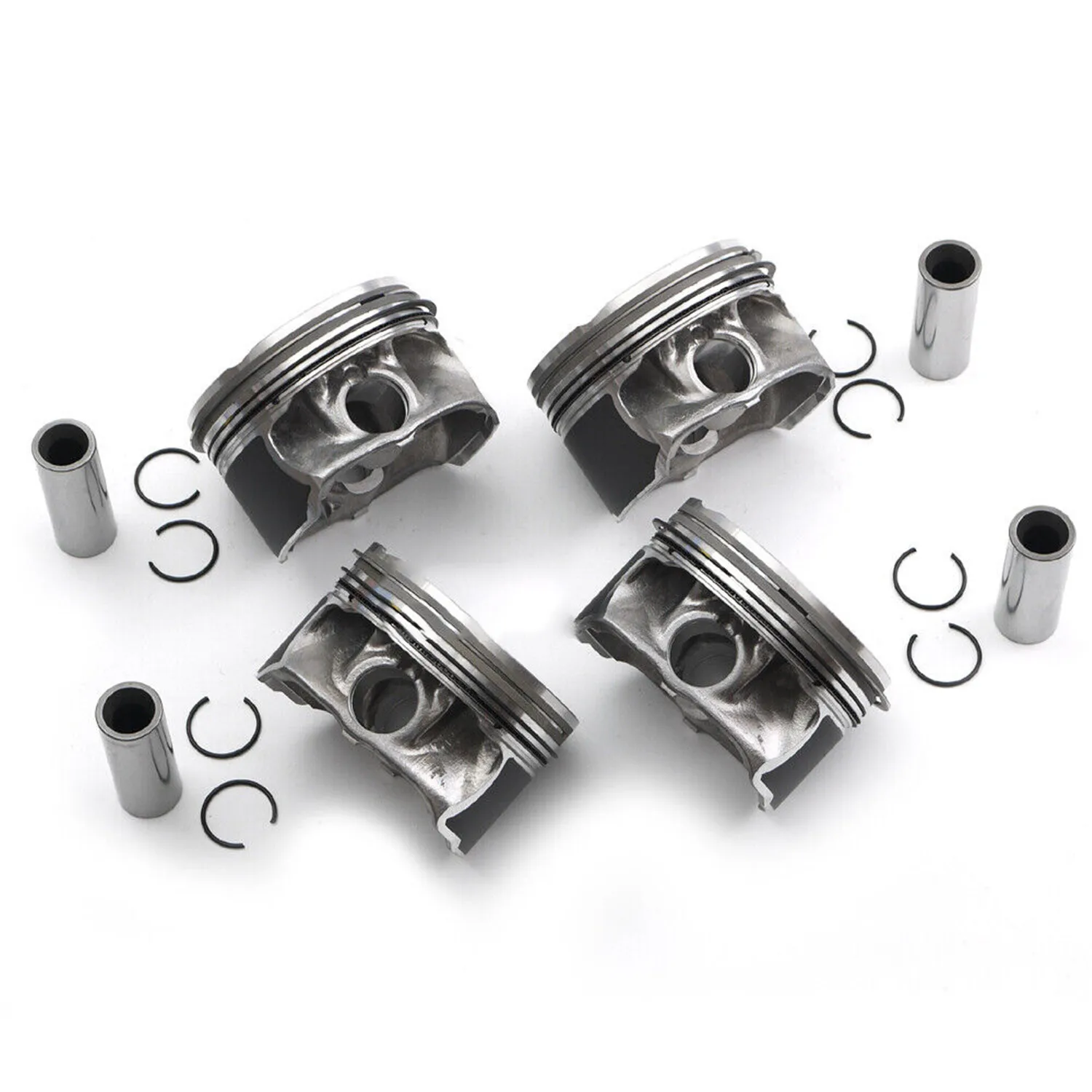 4pcs Pistons Rings Set For Mercedes-Benz W176 C117 X156 W242 A250 CLA250 M270.920 2.0L A2700302017 A2700300024 A2700300124