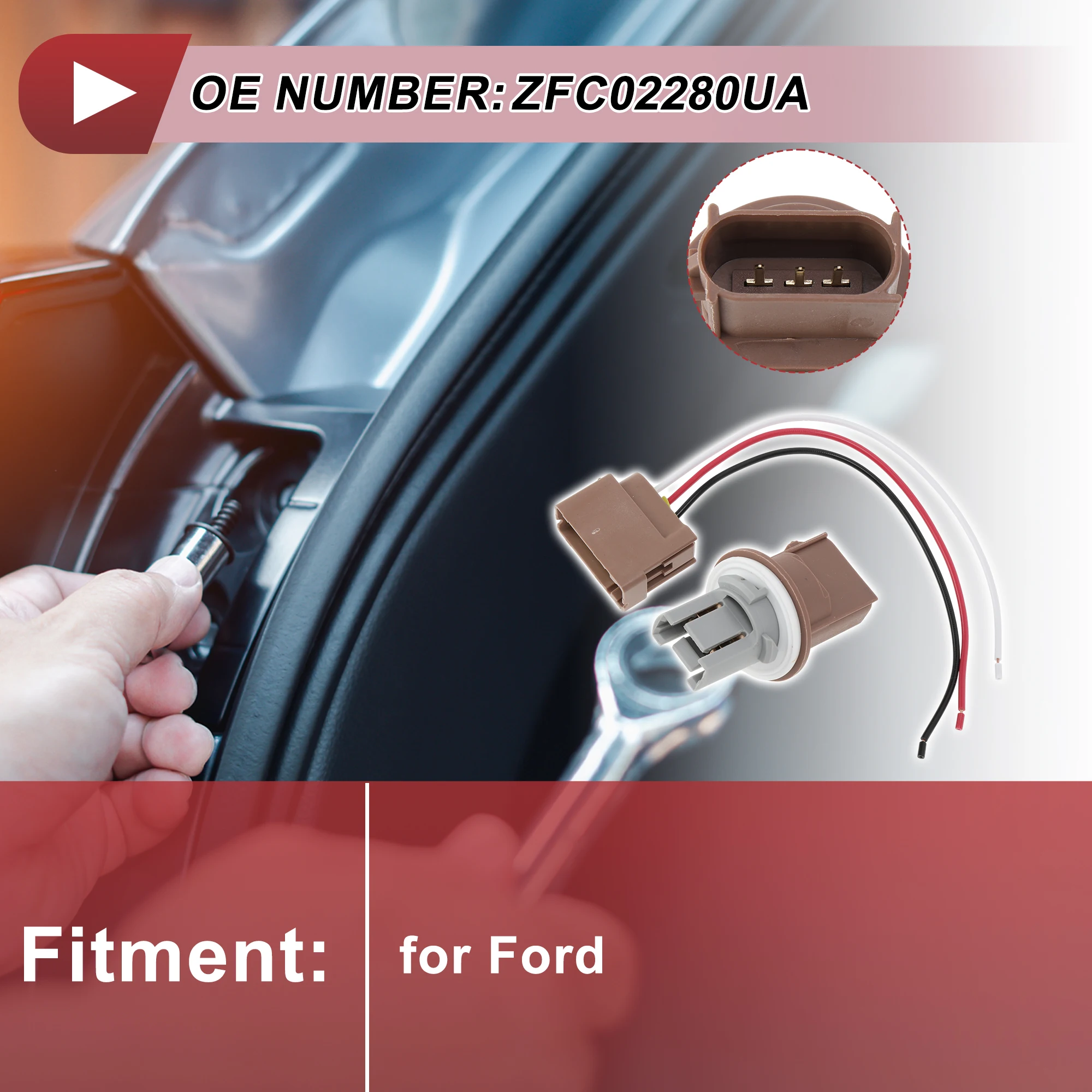 

UXCELL 1 комплект проводки указателя поворота для Ford No ZFC02280UA Fog