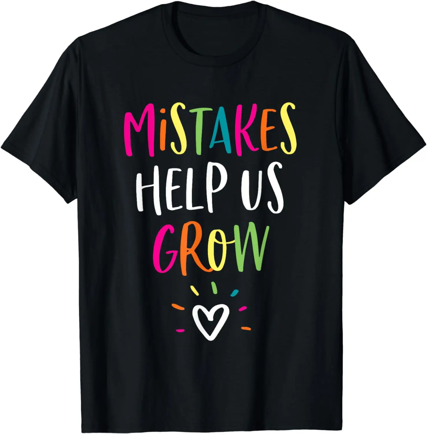 Growth Mindset Shirt Positive Back to School Teacher Student T-Shirt