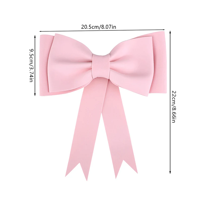 1/2pcs Pink Bow Cake Toppers EVA Foam Bowknot Cake Decorations for Wedding Birthday Baby Shower Party Supplies DIY Gift Box Wrap view 4