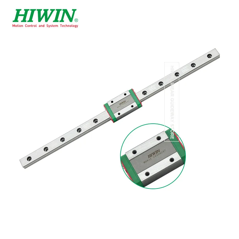 HIWIN MGN12H MGN12 Z1 HIWIN MGN12 Rail 200 250mm 280 300mm 320 330mm 350mm 400mm 420 450mm 500mm+HIWIN MGN12H Preload Block Z1