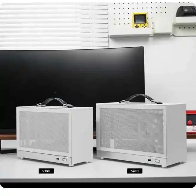 S400V2 Scatola principale portatile per computer desktop TYPECmini portatile ITX Ultra Mini