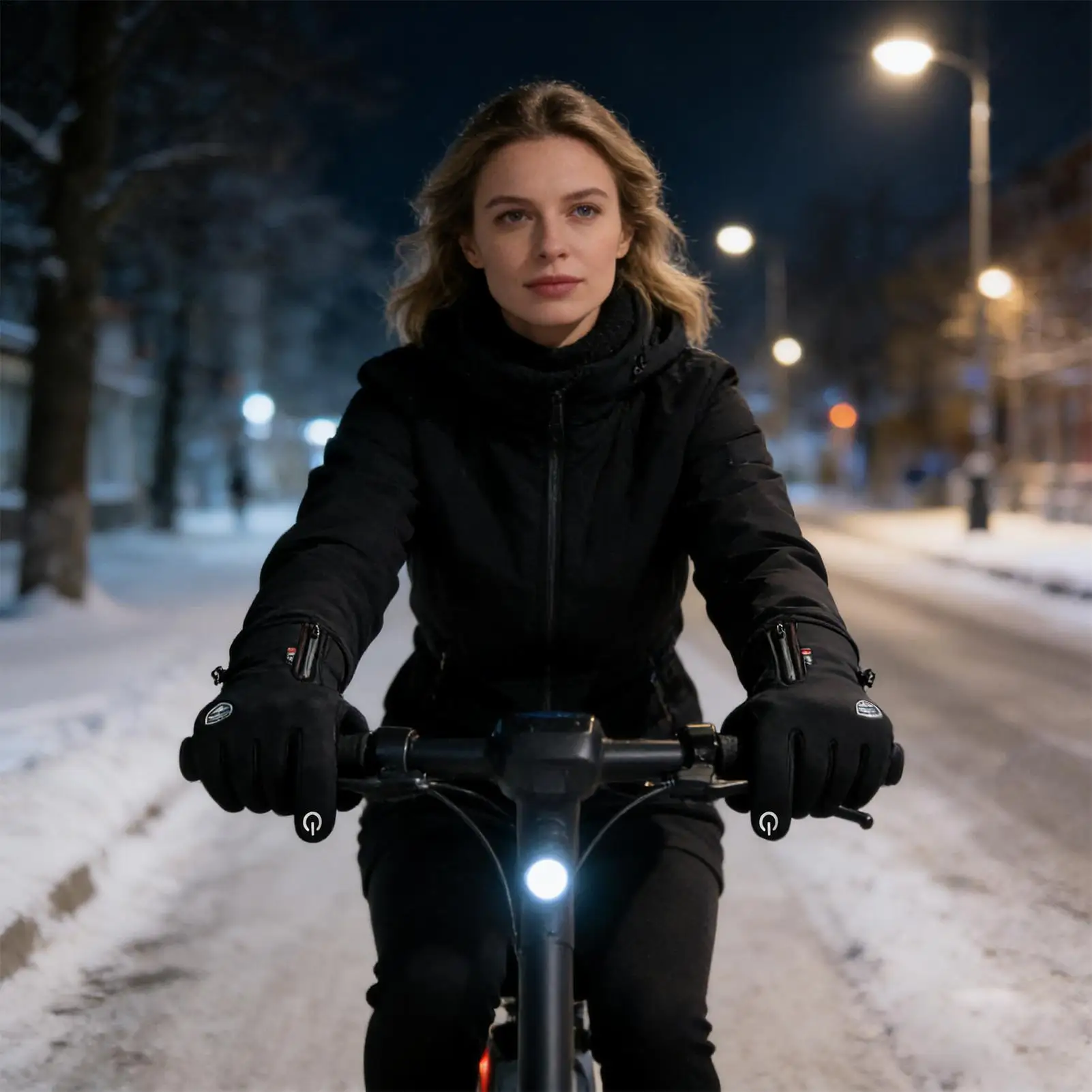 

Warm Gloves Windproof Thermal Touch Screen Mittens Winter Work Gloves For Men For Running Dog Walking Hiking Mountaineering