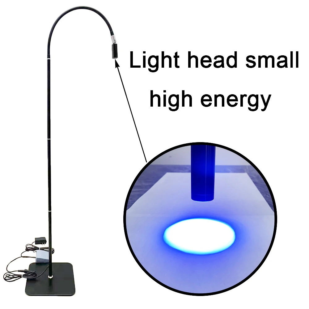 Imagem -04 - Ultravioleta Led Pedal Switch Lamp Cílios Enxertos Cura uv Cílios Falsos Enxertos Lâmpada de Assoalho Adesivo Interruptor de pé