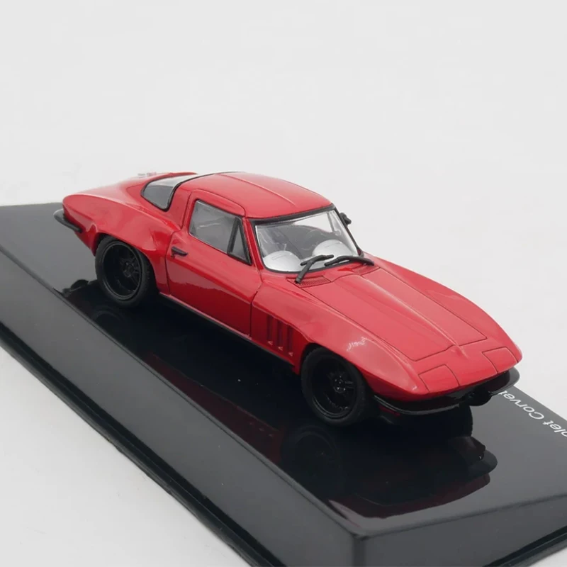 1:43 Scale Corvette C2 Simulation Alloy Car Model Static Display Collectible Toy Gift Souvenir Decoration