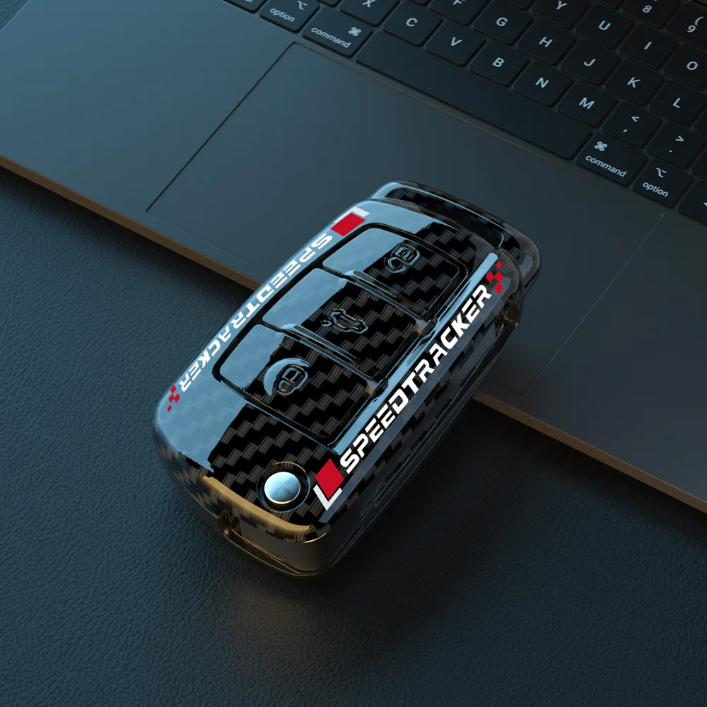 Etui na kluczyk samochodowy do Audi A1 A3 8V A4 B8 B9 A5 A6 C7 A7 A8 Q3 Q5 Q7 S4 S6 S7 S8 R8 TT Keyless Carbon Fiber Key Shell Akcesoria