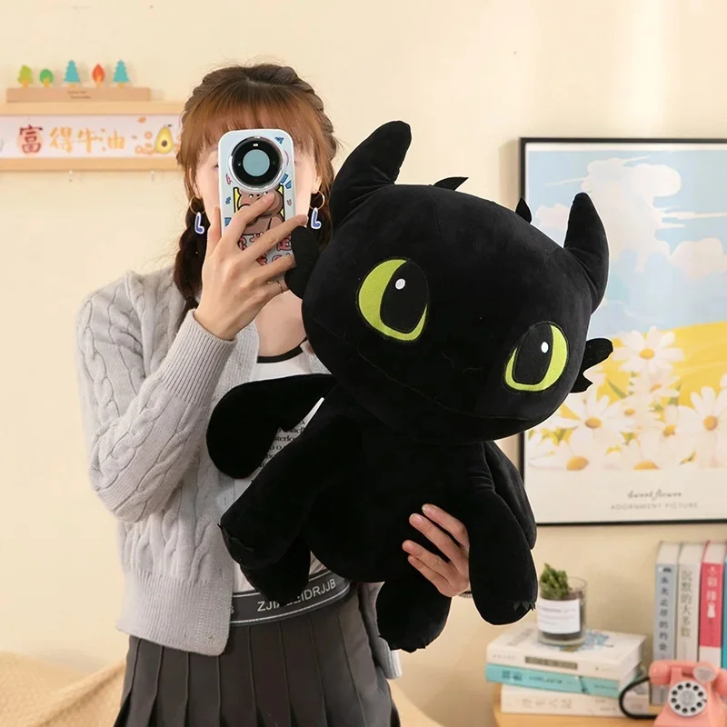 How To Train Your Dragon Anime Figures Toothless Plush Toy Doll Toothless Plush Toy Room Children Toy Cute Kawaii Birthday Gift