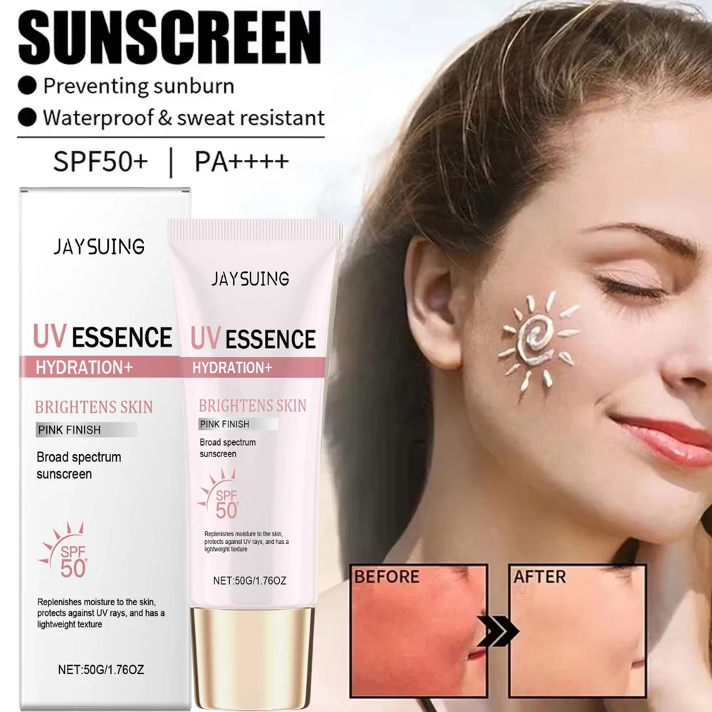Sunscreen Spf 50+ Anti-Aging Reduce Sun Spots Relieve Redness Sun Protection Whiten Hydrating Moisturizer Oil Control Skin Care