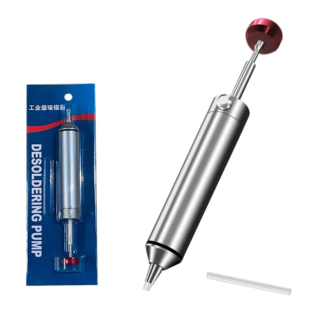 Aluminum Powerful Desoldering Pump Suction Tin Gun Soldering Sucker Pen Removal Vacuum Solder Iron Welding Repair Tool