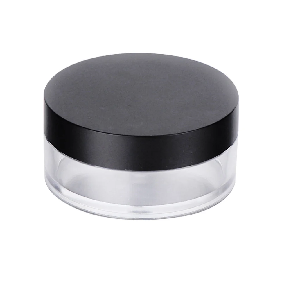 

2 Pcs Powder Plastic Box Puff Holder Case Makeup Container Empty Toner Cartridge