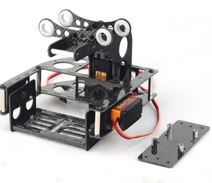 

SkyKnight Carbon Fiber Two-Aixs Camera Mount Gimbal Stabilizer SK150 PTZ150 For Gopro HD Sport camera