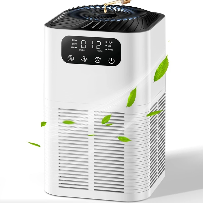 Air Purifiers For Home - With Aromatherapy Diffusion Function For Pet Dander, Smoke, Dust, Pollen, And Odor Durable Eu Plug