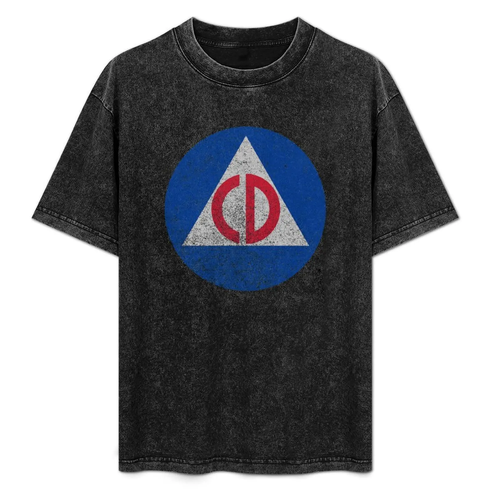 

Civil Defense (faded) T-Shirt man t shirt cotton t shirt plain shirt luxury shirts cotton T-Shirt