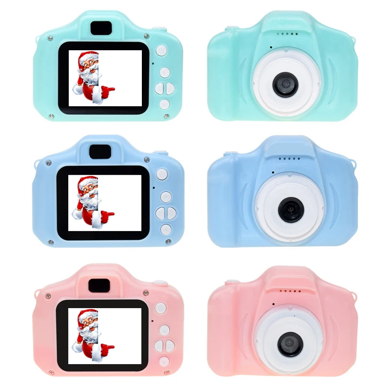 Kids Mini Camera Cartoon Toys for Girls Boys Birthday Gifts 1080P HD 2inch HD Screen Record Life Camera