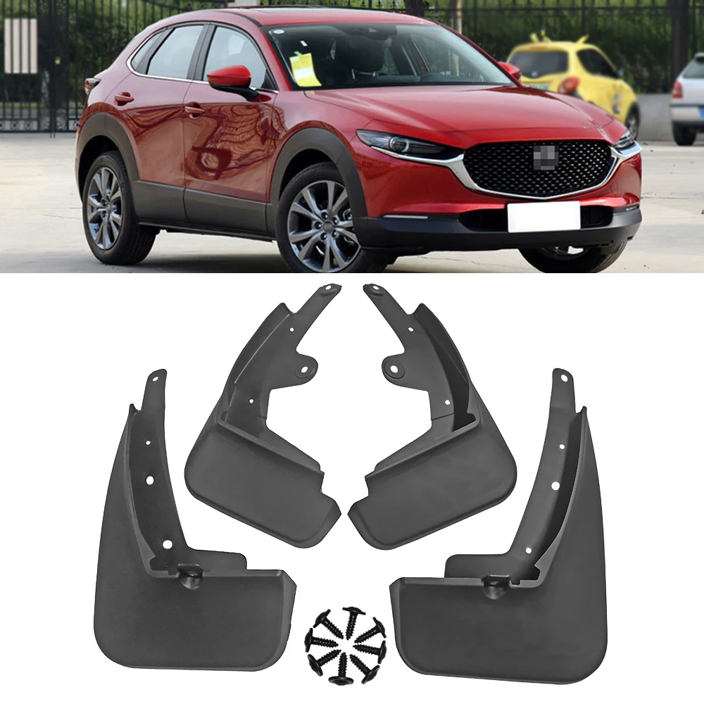 

4pcs For Mazda CX-30 2020 2021 2022 2023 Car Fenders Front Rear Wheel Mudguards Auto Accessories Splash Guards MudFlaps