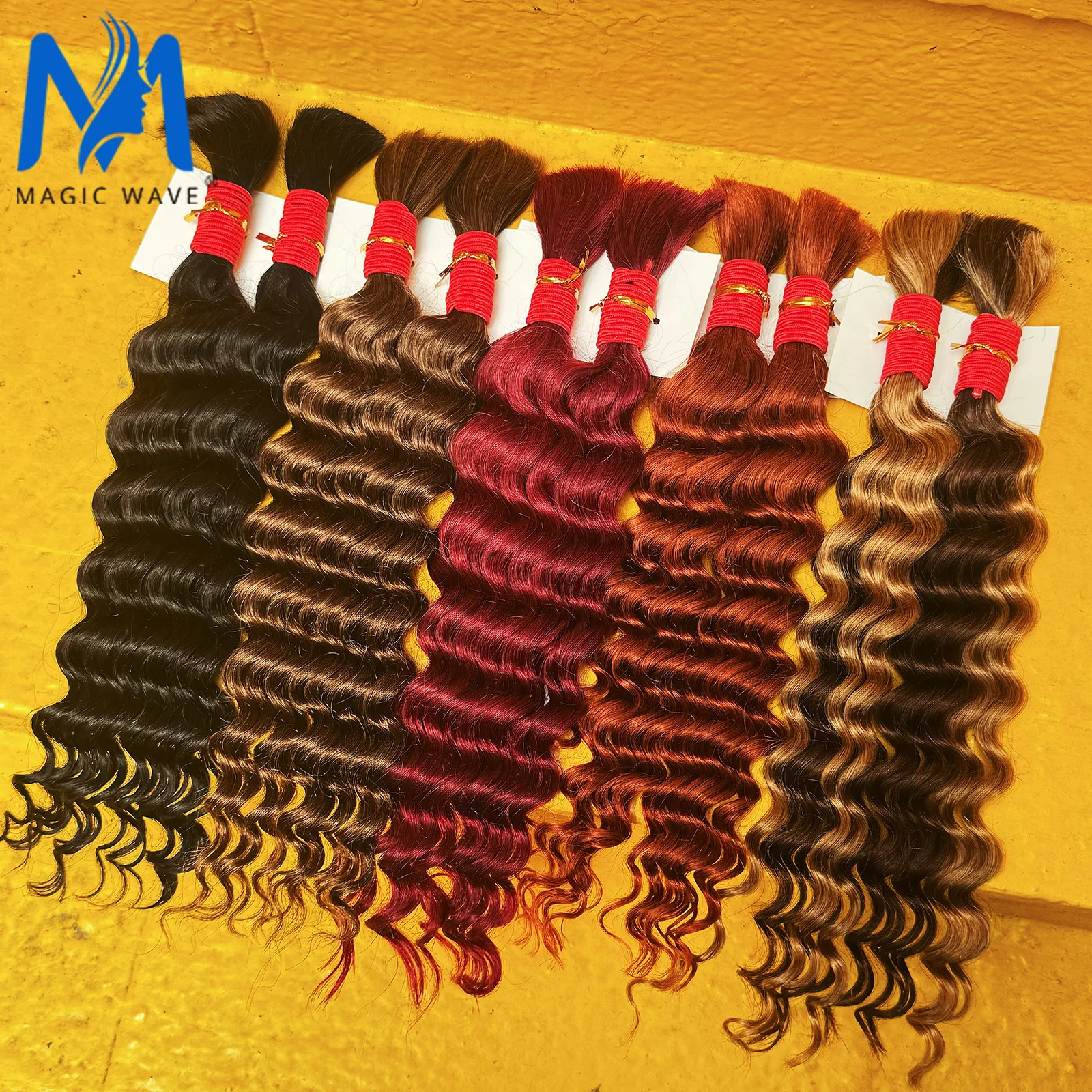 

Глубокие волны, объемные человеческие плетеные волосы для косичек в стиле бохо, вьющиеся девственные пучки человеческих волос для плетения, бразильские волосы Remy