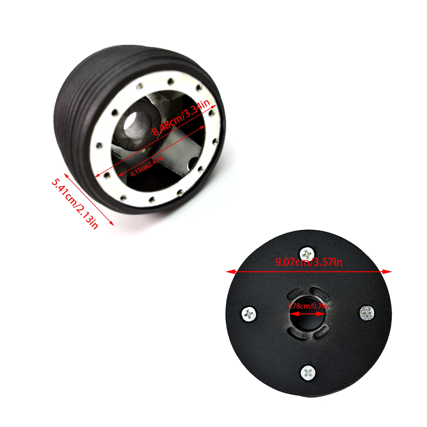 TIYPEOR Brand Genuine Leather Steering Wheel Suitable for LAND ROVER DEFENDER 90 / 110 14" SPORTS STEERING WHEEL 48, 36 SPLINE view 5
