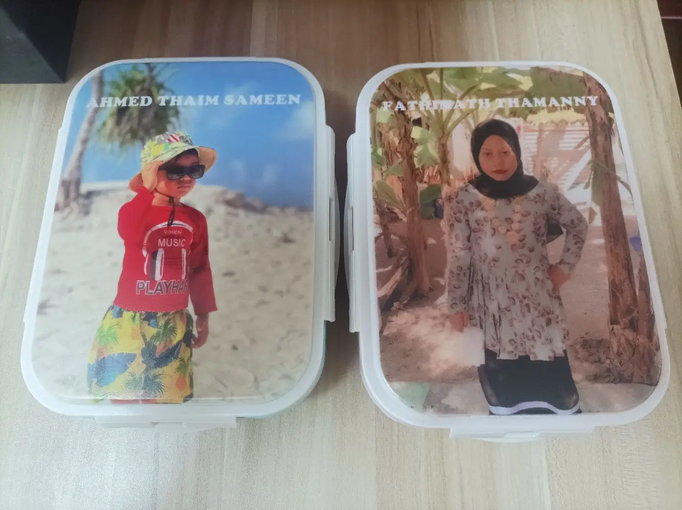 Snackbox Personalisierte Lunchbox für Kinder mit Namen, LOGO, Cartoon-Muster, Niedlichem Bild, Foto, inklusive Löffel und Gabel, aus Umweltfreundlichem Material, Geschenk – Detail 13