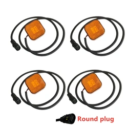 4/10pcs1.3M 24V LED Side Marker Lamp Used For MAN Tga Tgx Tgs Truck Bumper Lamp 81252606101 81252606097