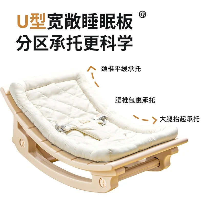 

Baby Rocking Chair Baby Sleeping Recliner with Baby Kids Rocking Table Non-electric Cradle Children Bassinet