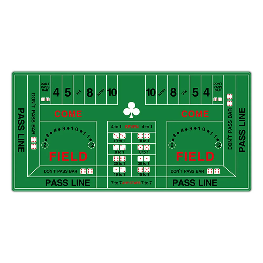 Alas Meja Poker Texas Hold 'em dari Karet, Alas Meja Permainan Dadu, Alas Meja Permainan Pesta, Alas Meja Catur dan Kartu, Aksesoris Hiburan
