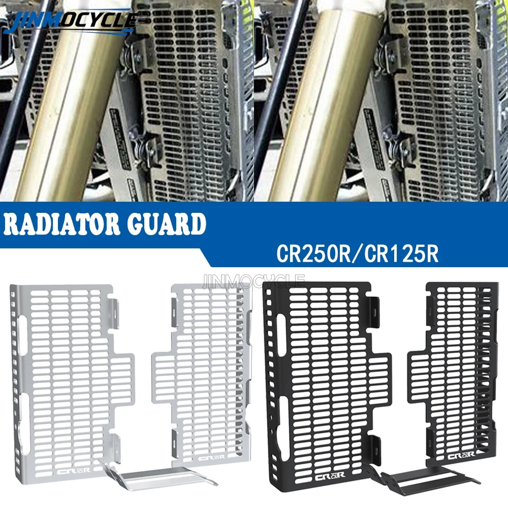 

For Honda CR125R CR250R CR 250 R 125 R CR 250R 125R 2000 2001 Motorcycle Accessories Radiator Guard Grille Grill Cover Protector