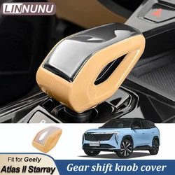 LINNUNU Auto Pomello Del Cambio Della Copertura Per Geely Boyue L Atlas II Starray ABS copertura Completa styling Gear Testa Cap Haoyue L Cool