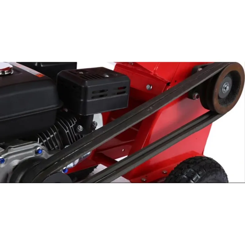 Mobile Wood Branch Chopper Tree Leaves Crusher Shredding Machine with Core Gear Components