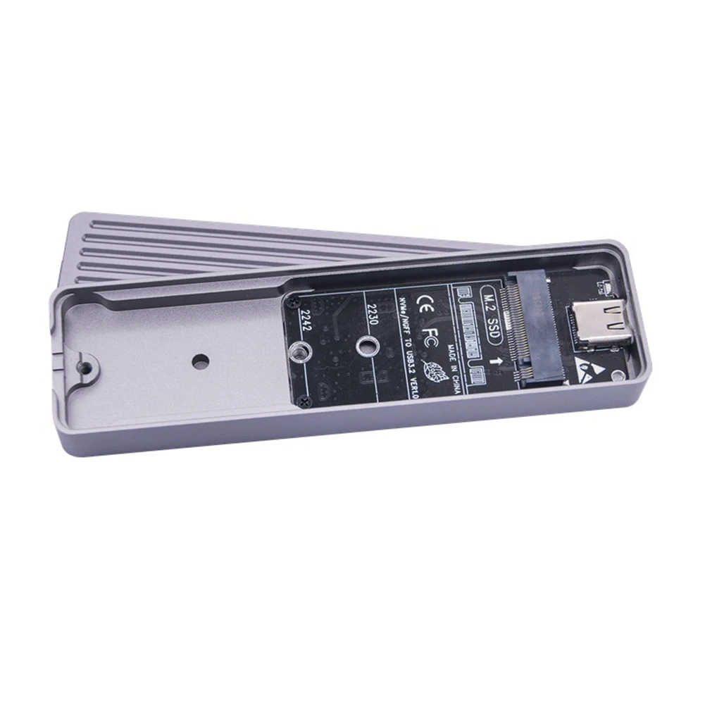 B92B-M.2 Nvme NGFF SSD Enclosure USB 3.2 GEN 2 To M.2 SSD 20Gbps Solid State Drive M.2 Case Box