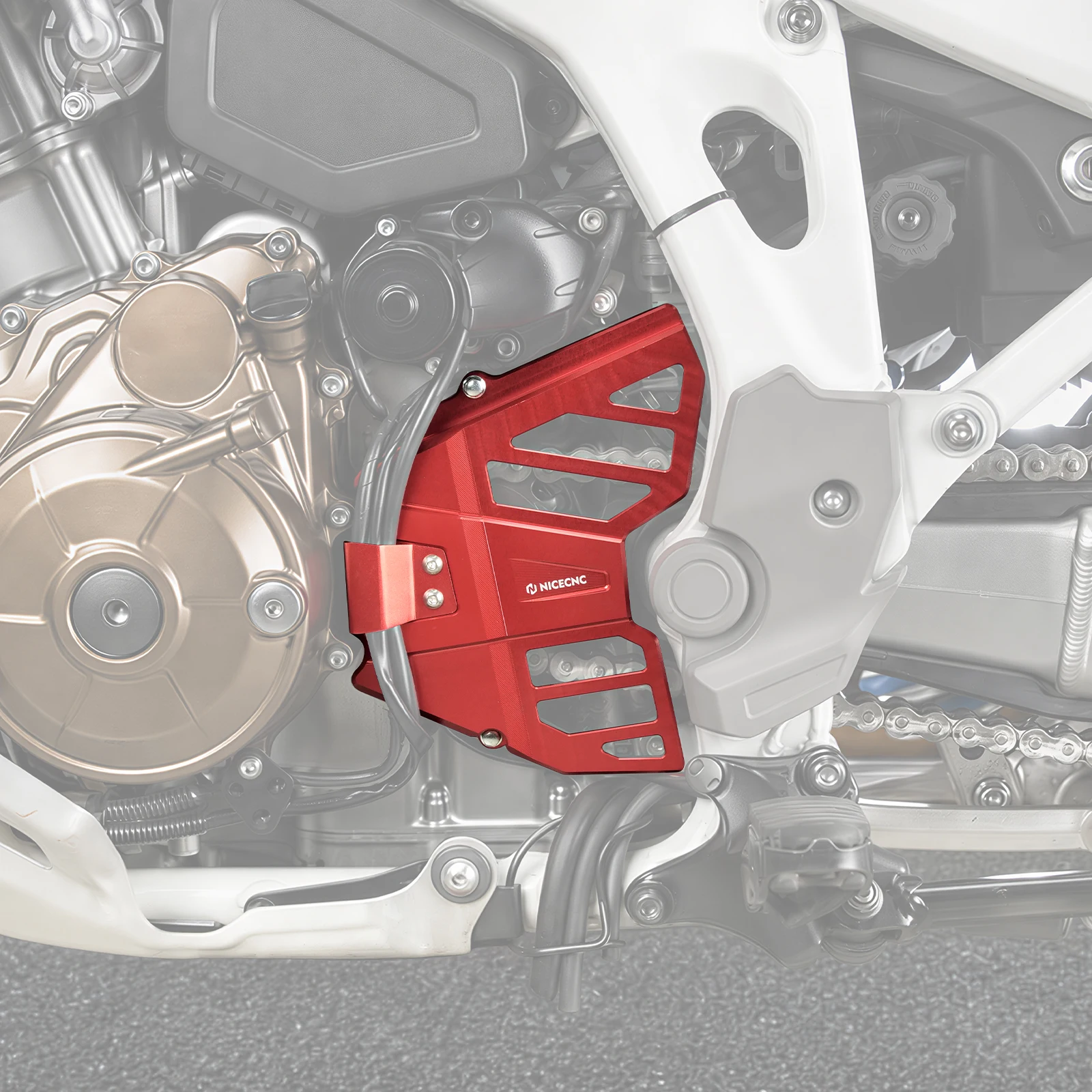 Motorrad-Rahmenschutz, Vorderer Kettenradschutz für Honda CRF1100L Africa Twin CRF1100L /Adventure Sports 2020-2025 2024 2023 – Detail 17