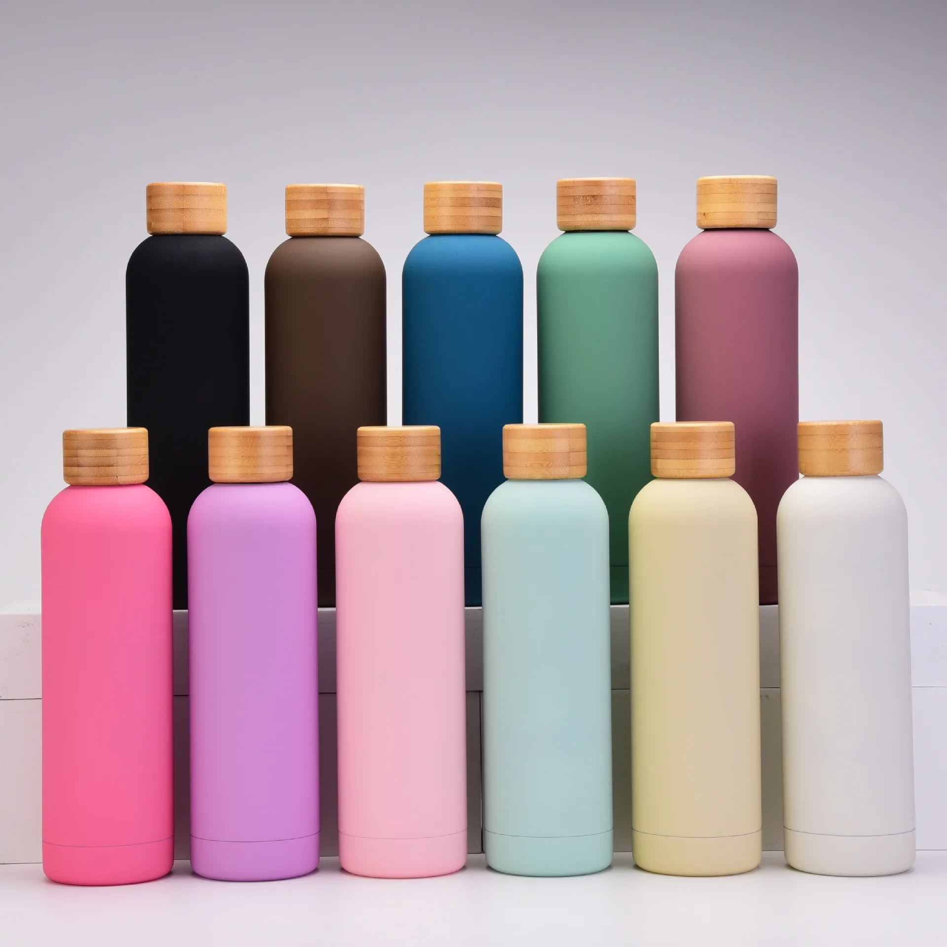 350/500/750/1000ml Car Thermal  Water Bottle/Thermos Cup,Double-layer Stainless Steel,Thickened,Small Mouth,Outdoor Sports,Home