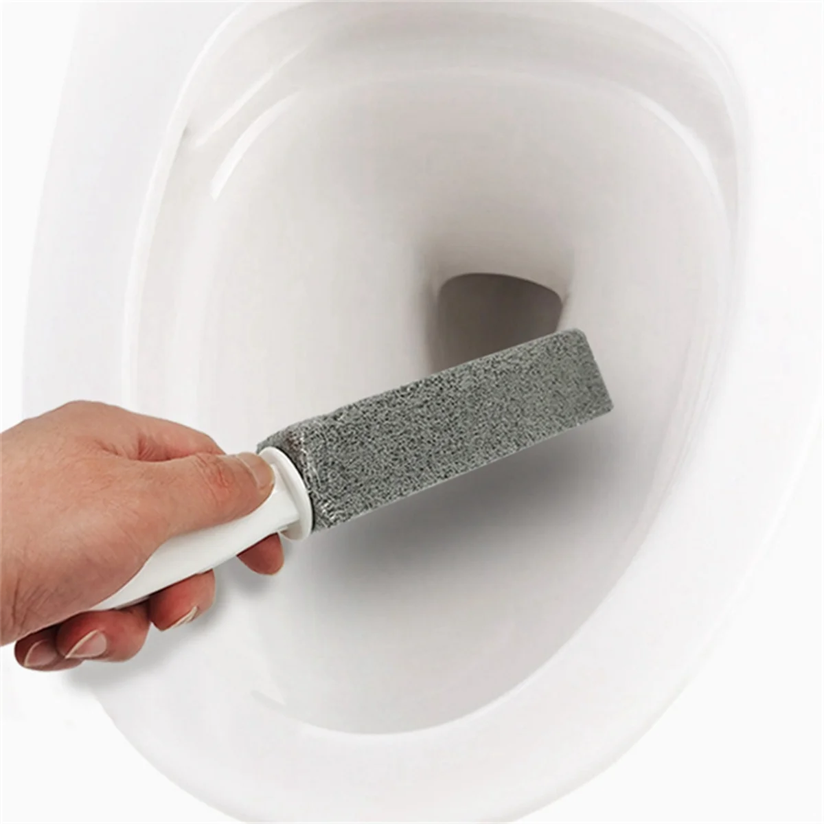 Toilet Brush, Pumice Toilet Cleaning Brush Toilet Bowl Stains Yellow Dirt Pumice Stone Brush, Bathroom Crevice Brush