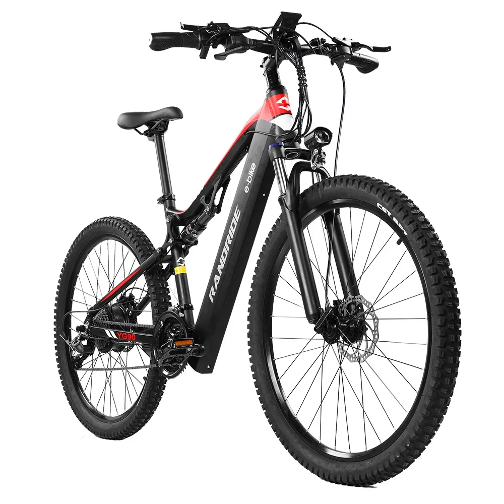 RANDRIDE YG90B Elektrofahrrad Reichweite bis zu 70-90KM 27,5'' CST-Reifen 120kg