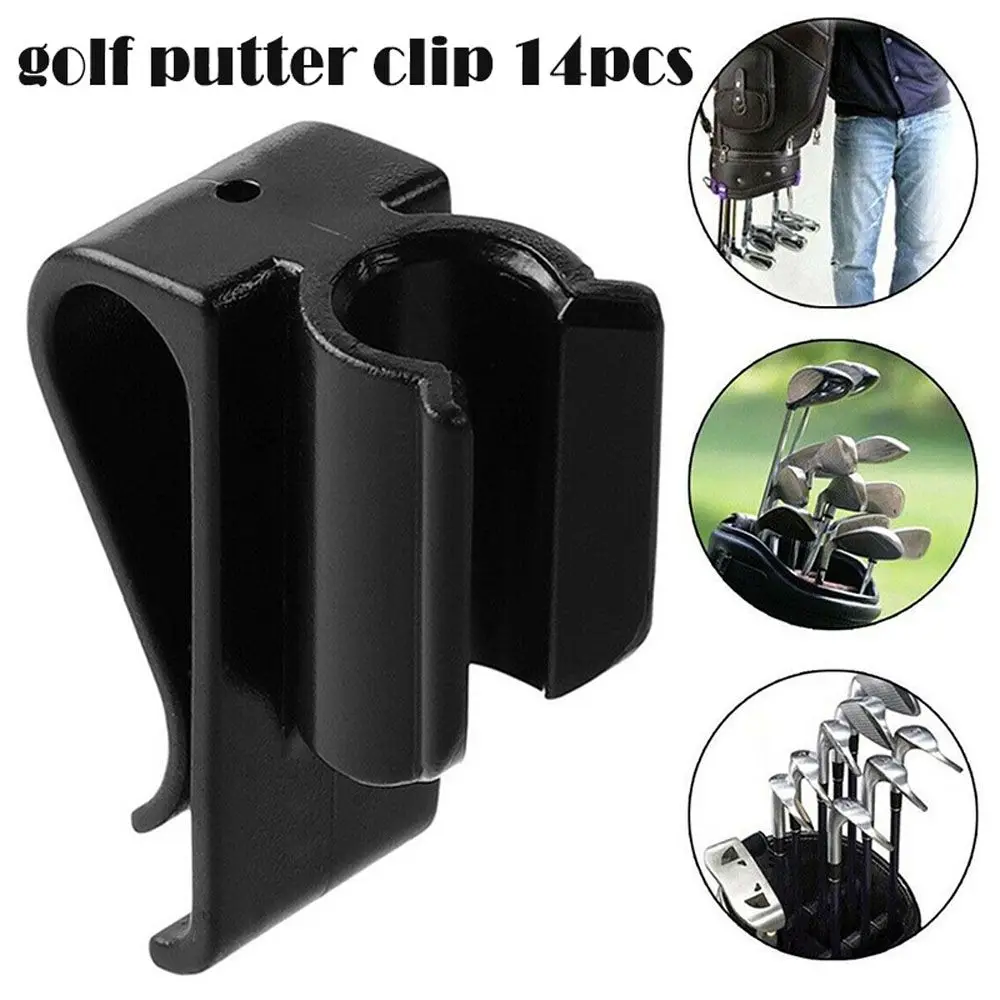 14 stücke Putting Organizer Golf Zubehör Sporting Goods Golf Club Clip Golf Putter Halter Golf Tasche Clip Auf Putter Halter