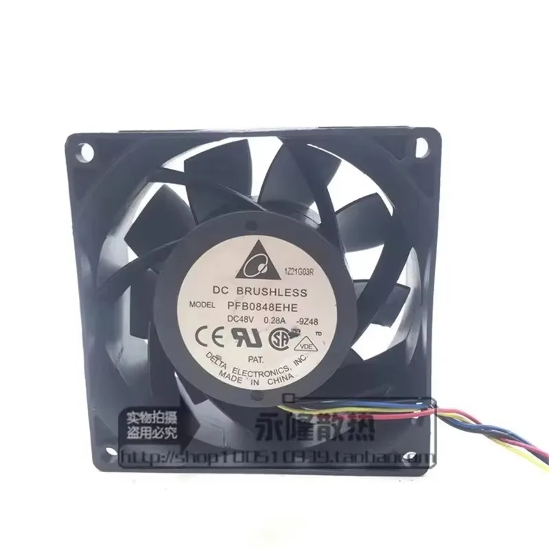 

Original 80 * 80 * 38MM 8CM PFB0848EHE 48V 0.28A Dual Ball Server Cooling Fan