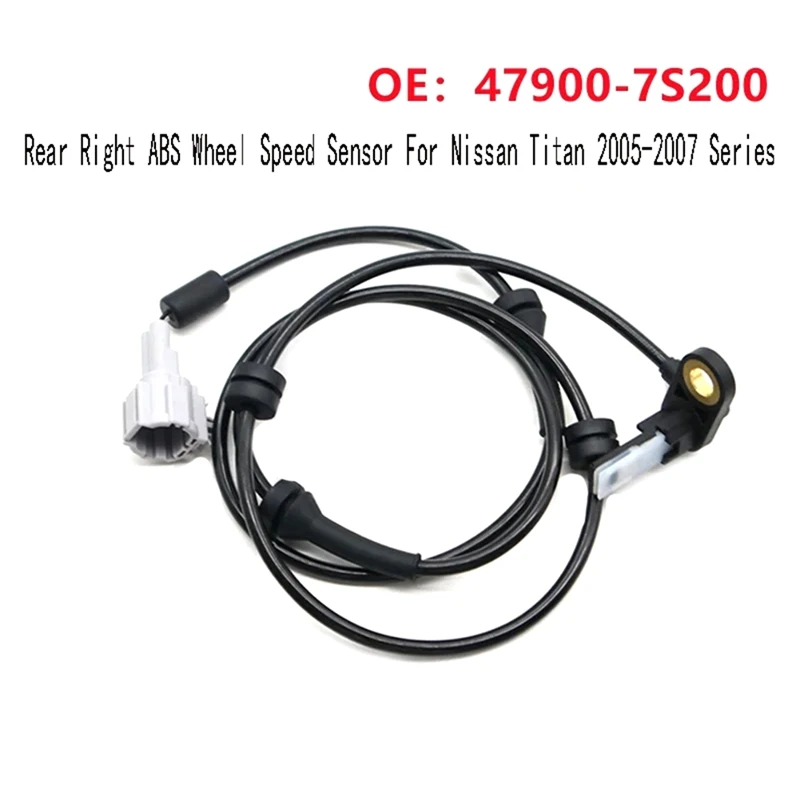 

47900-7S200 Rear Right ABS Wheel Speed Sensor For Nissan Titan 2005-2007 Series