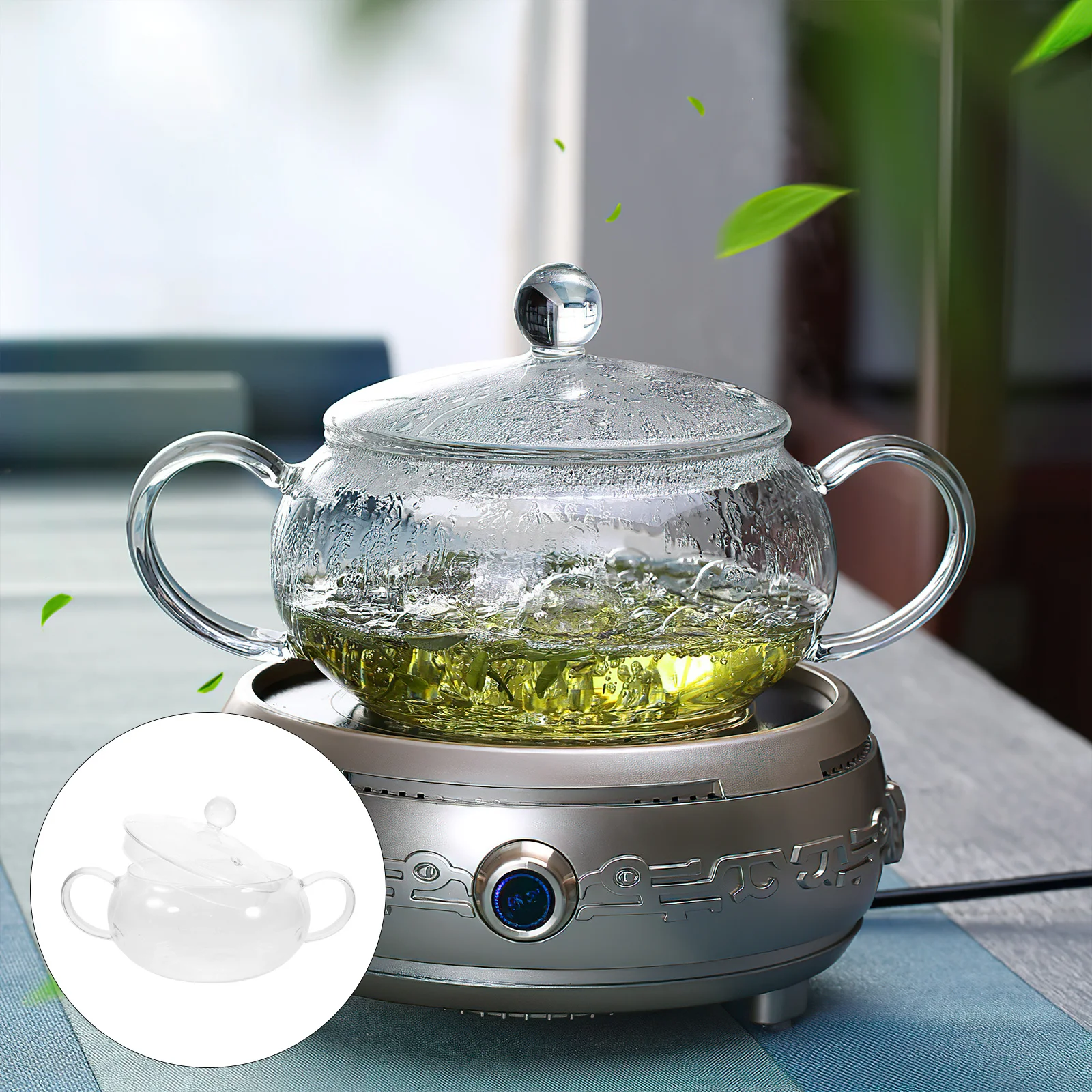 

Premium Glass Stew Pot High Borosilicate Clear Cooking Pot for Stove Soup Rice Braised Dishes Household Kitchenware